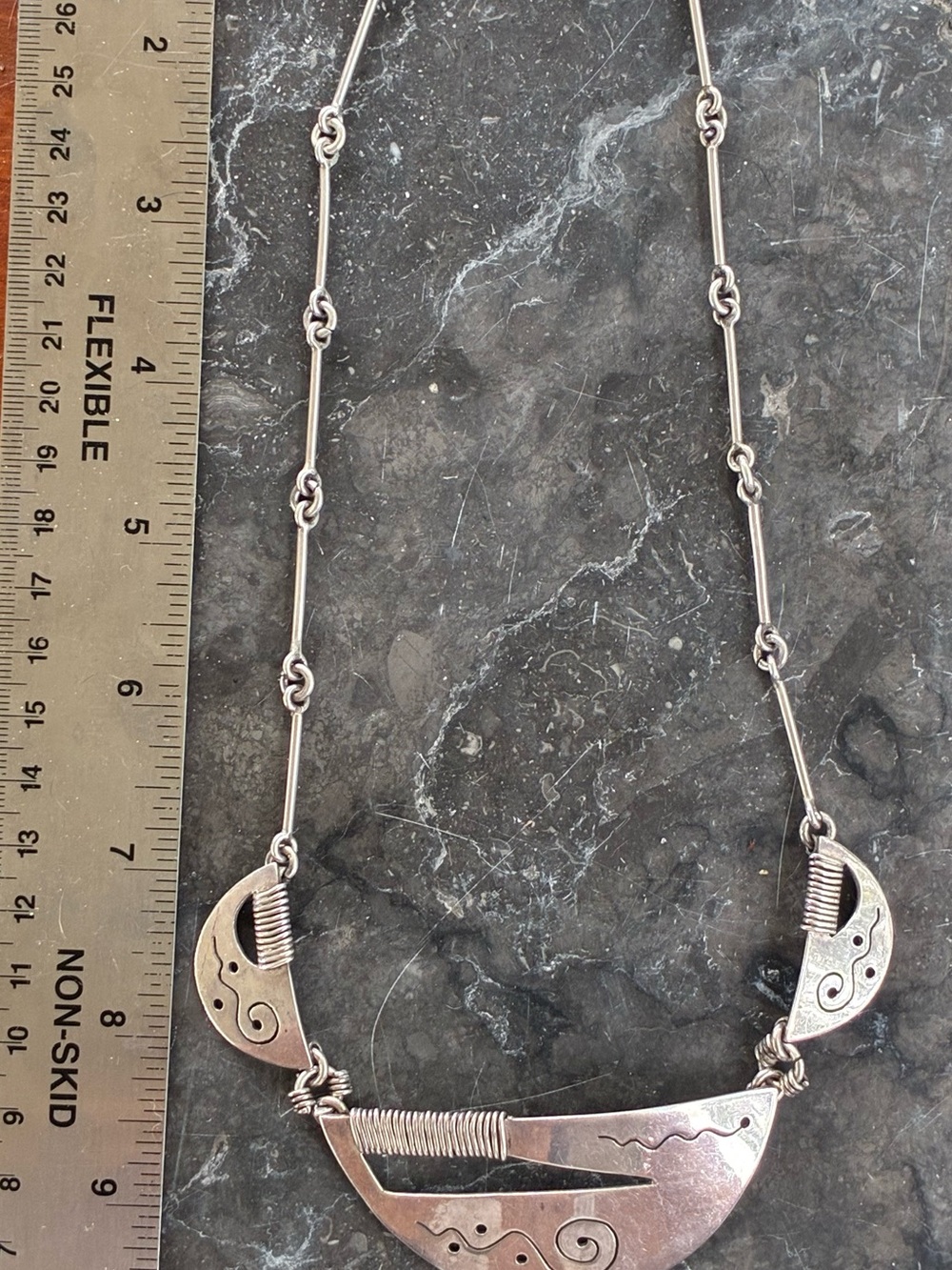 950 silver necklace from Taxco by Daniela